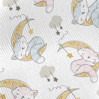 Cat Sleeping On The Moon Standard Corduroy