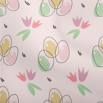 Flowers And Painted Eggs Dobby