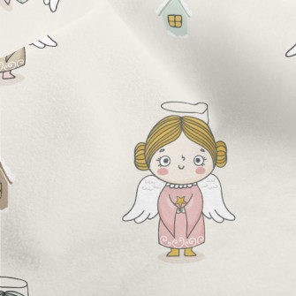 Cute Angel House Micro Fleece
