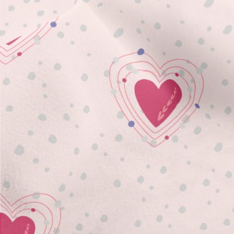 Dots Coil Love Micro Fleece