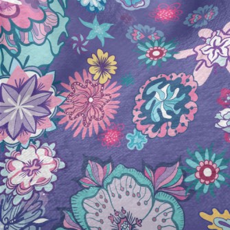 Gorgeous Changing Flowers Minky