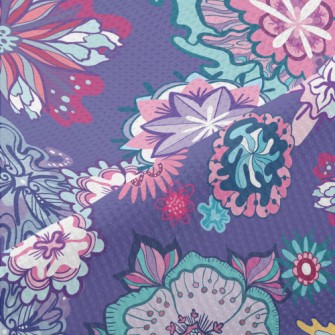 Gorgeous Changing Flowers Piqué