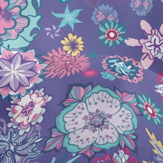 Gorgeous Changing Flowers Lightweight Performance Linen