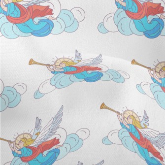 Angel Blowing The Trumpet Lightweight Performance Linen