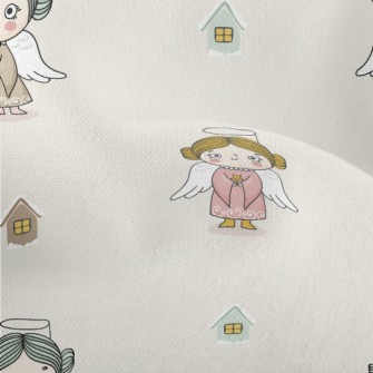 Cute Angel House Lightweight Performance Linen