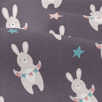 Rabbit Holding A Hanging Flag Modern Jersey