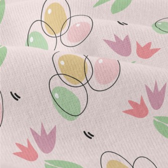 Flowers And Painted Eggs Modern Jersey