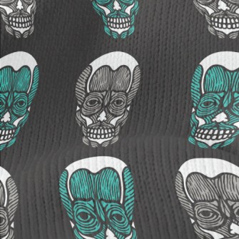 Horror Human Skull Stretch Jersey
