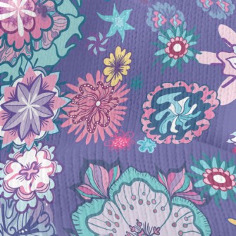 Gorgeous Changing Flowers Stretch Jersey