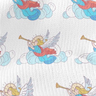 Angel Blowing The Trumpet Stretch Jersey