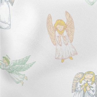Praying To The Angel Lightweight Cotton Poplin