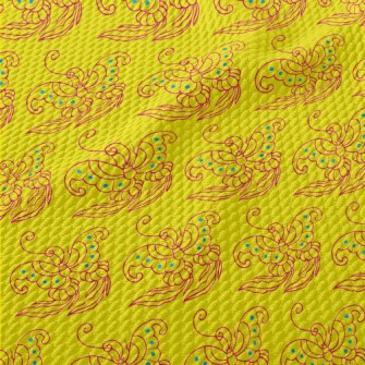 Ancient Butterflies Birdseye Piqué