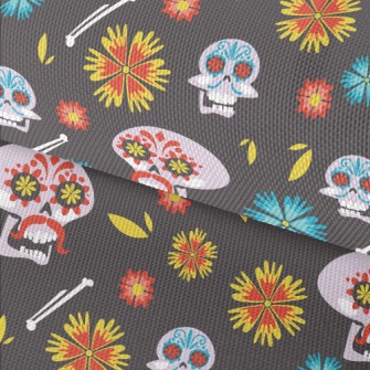 Painted Bearded Skull Waterproof Oxford