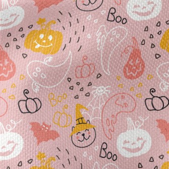 Halloween Pumpkin Cat Ghost Waterproof Canvas