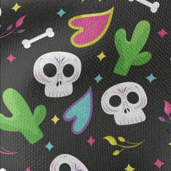 Cactus Skull Bones Waterproof Canvas
