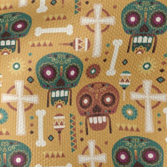 Horror Face Skull Waterproof Canvas