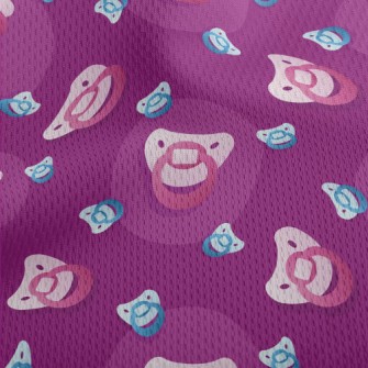 Baby Loves Pacifier Athletic Mesh Flat Back