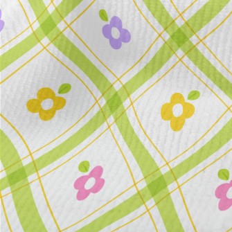 Staggered Lattice Flowers Terry