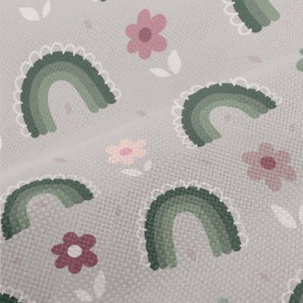 Pretty Flowers Rainbow Performance Linen
