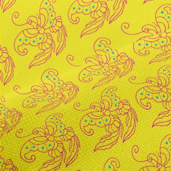 Ancient Butterflies Performance Linen