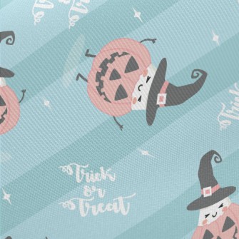 Halloween Kawaii Pumpkin Monst Twill