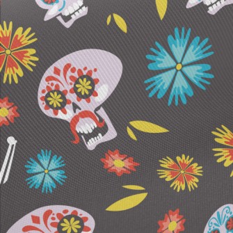 Painted Bearded Skull Twill