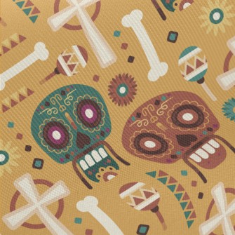 Horror Face Skull Twill