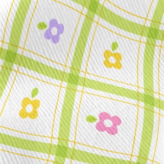 Staggered Lattice Flowers Standard Corduroy
