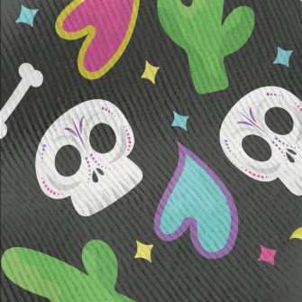 Cactus Skull Bones Standard Corduroy