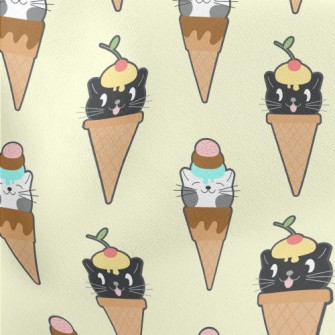 Cat Shaped Ice Cream Stretch Ponte