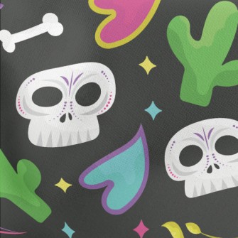 Cactus Skull Bones Stretch Ponte