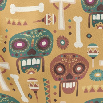 Horror Face Skull Stretch Ponte
