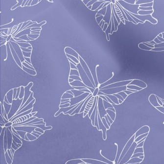 Temperamental Empty Butterfly Micro Fleece