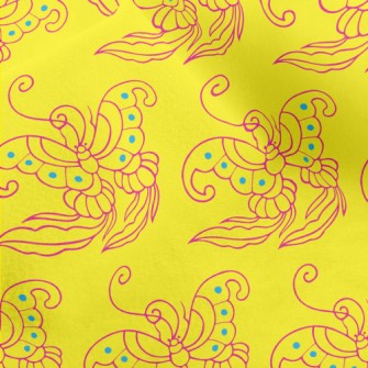 Ancient Butterflies Micro Fleece