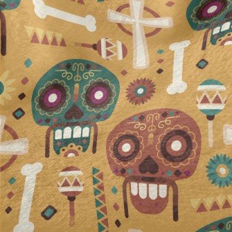 Horror Face Skull Minky