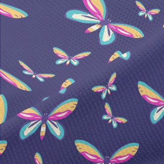 Rainbow Hues Butterfly Piqué