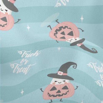 Halloween Kawaii Pumpkin Monst Lightweight Performance Linen