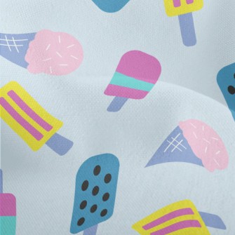 Summer Popsicle Ice Cream Lightweight Performance Linen