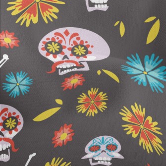 Painted Bearded Skull Lightweight Performance Linen