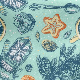 Warm Gloves Gift Jersey Backed Fleece