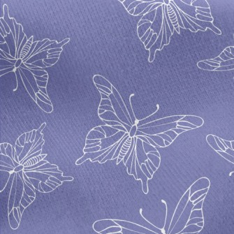 Temperamental Empty Butterfly Jersey Backed Fleece