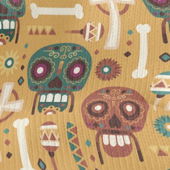 Horror Face Skull Stretch Jersey