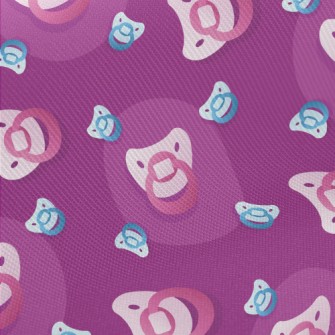 Baby Loves Pacifier Midweight Cotton Poplin