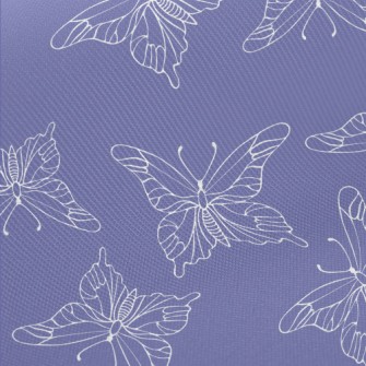 Temperamental Empty Butterfly Midweight Cotton Poplin