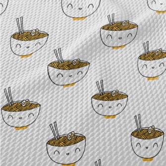 Smiley Korean Ramen Birdseye Piqué