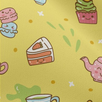 Cute Colorful Afternoon Tea Chiffon