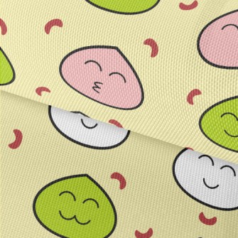 Cute Three-color Mochi Waterproof Oxford