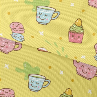 Cute Colorful Afternoon Tea Waterproof Oxford