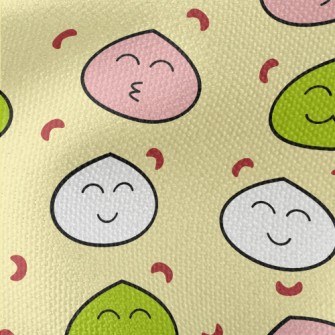 Cute Three-color Mochi Waterproof Canvas