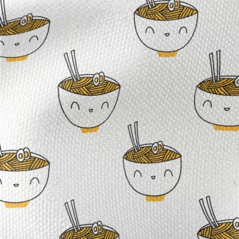 Smiley Korean Ramen Waterproof Canvas
